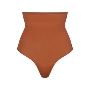 Skims Everyday Sculpt High Waist Thong - Bronze​